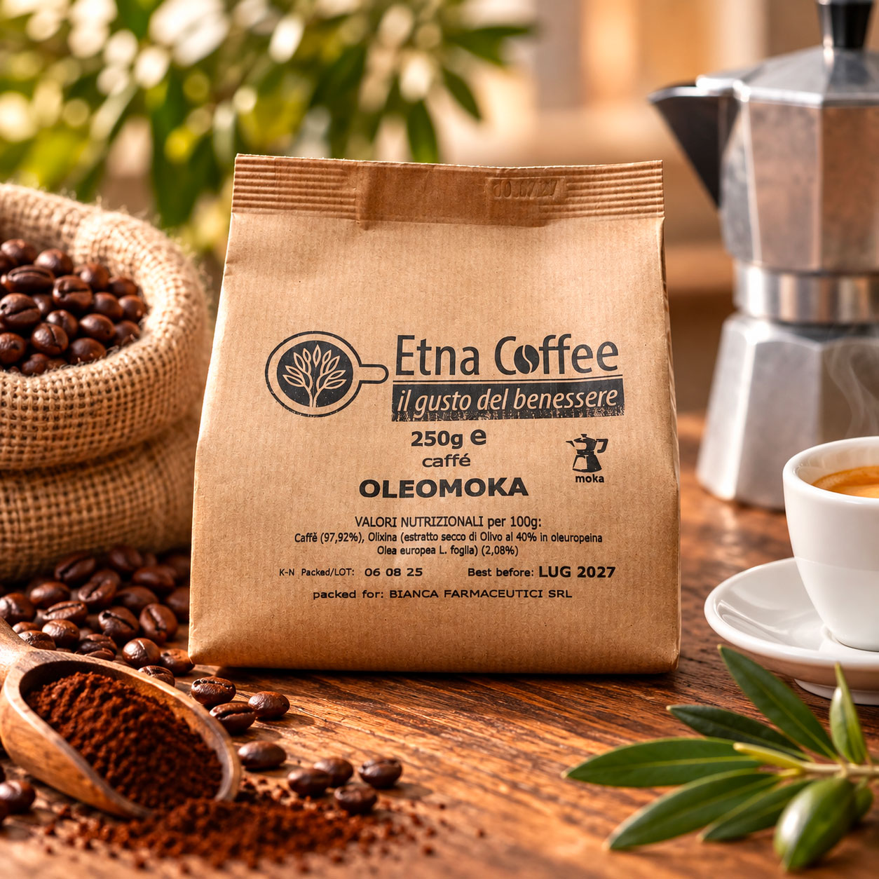 Caffe oleomoka - 250 gr
